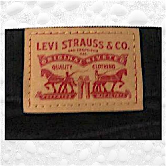Ladies LEVIS Black Cord Stretch Jeans Size 30 - Picture 5 of 6